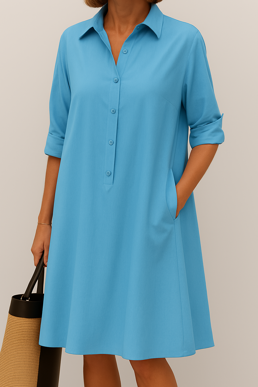 Eloïse – Robe chemise à boutons