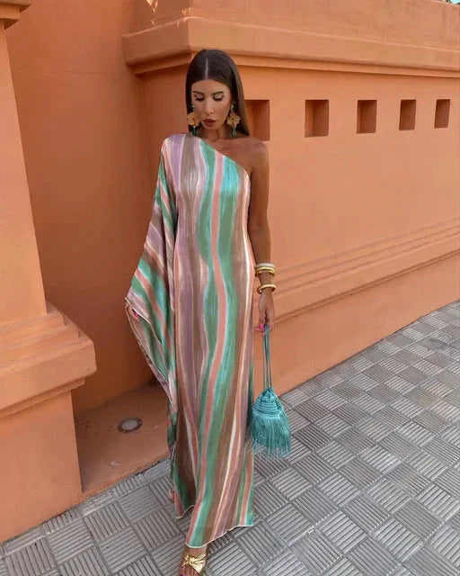 Lily™ | Robe Maxi Asymétrique