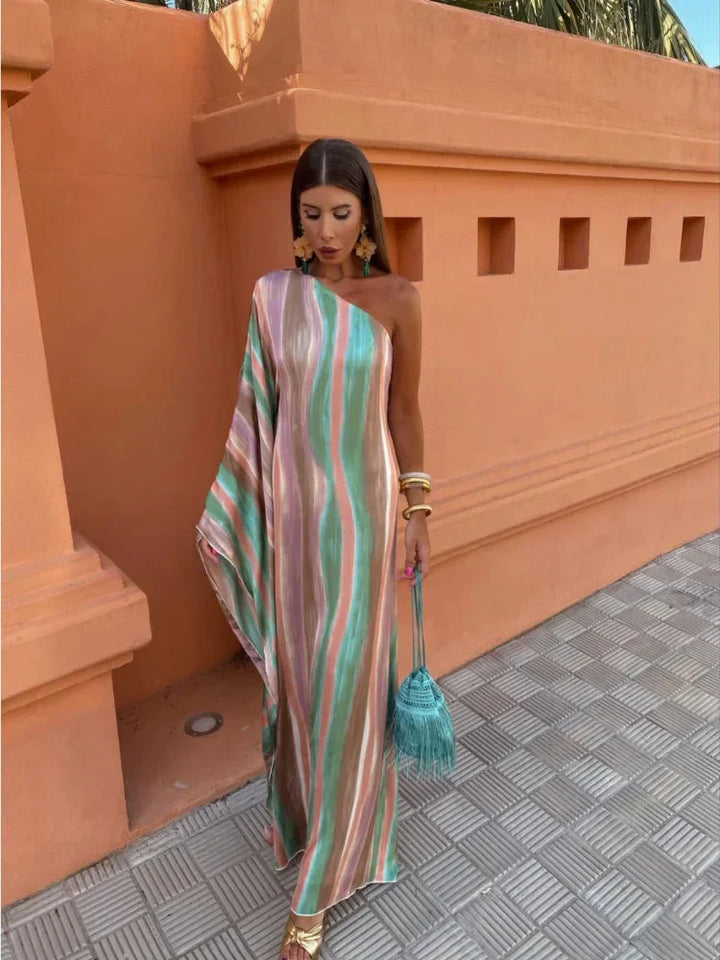 Lily™ | Robe Maxi Asymétrique