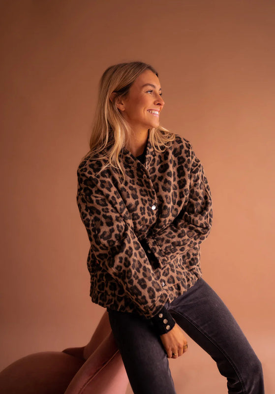 Élodie™ | Veste léopard