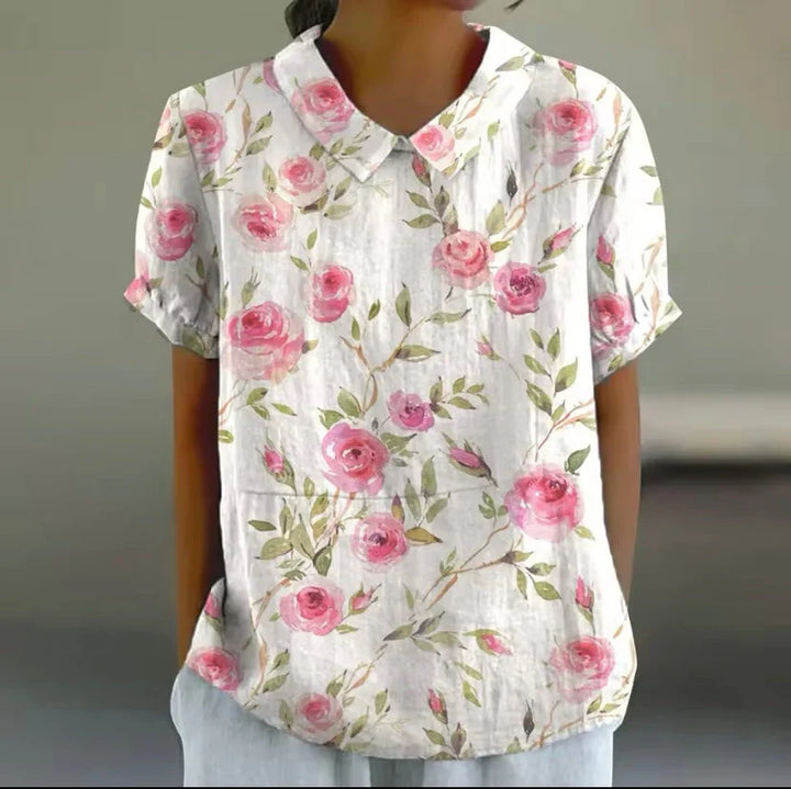 KARLA™ | BLOUSE FLORALE ÉLÉGANTE