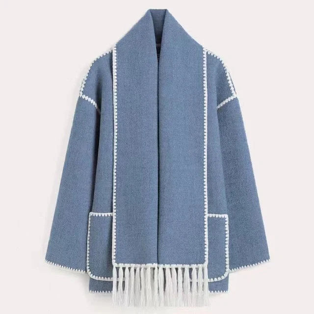 Viona™ | Veste cape en laine douillette
