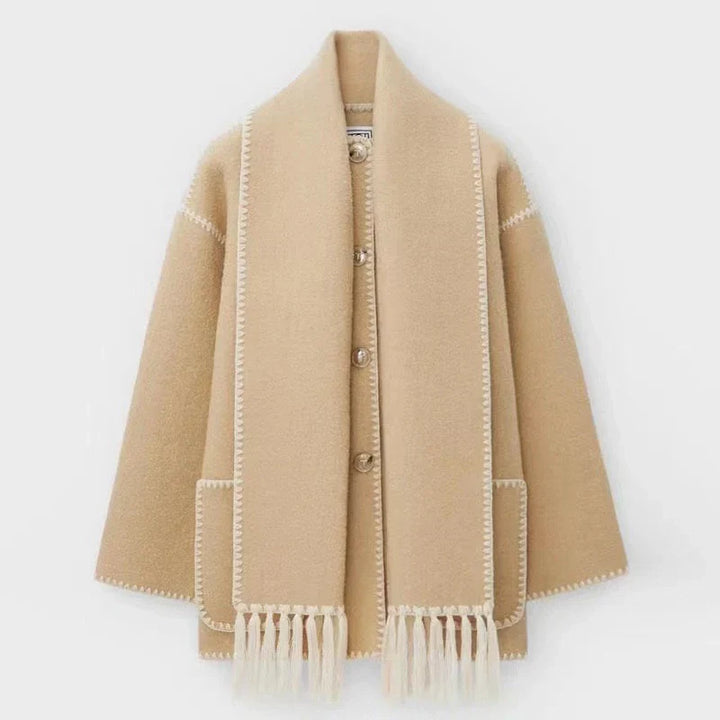 Viona™ | Veste cape en laine douillette