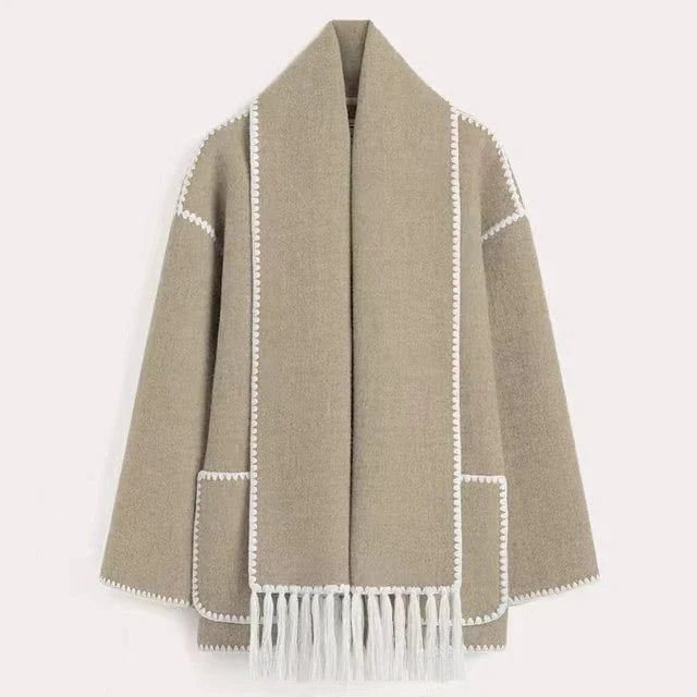 Viona™ | Veste cape en laine douillette