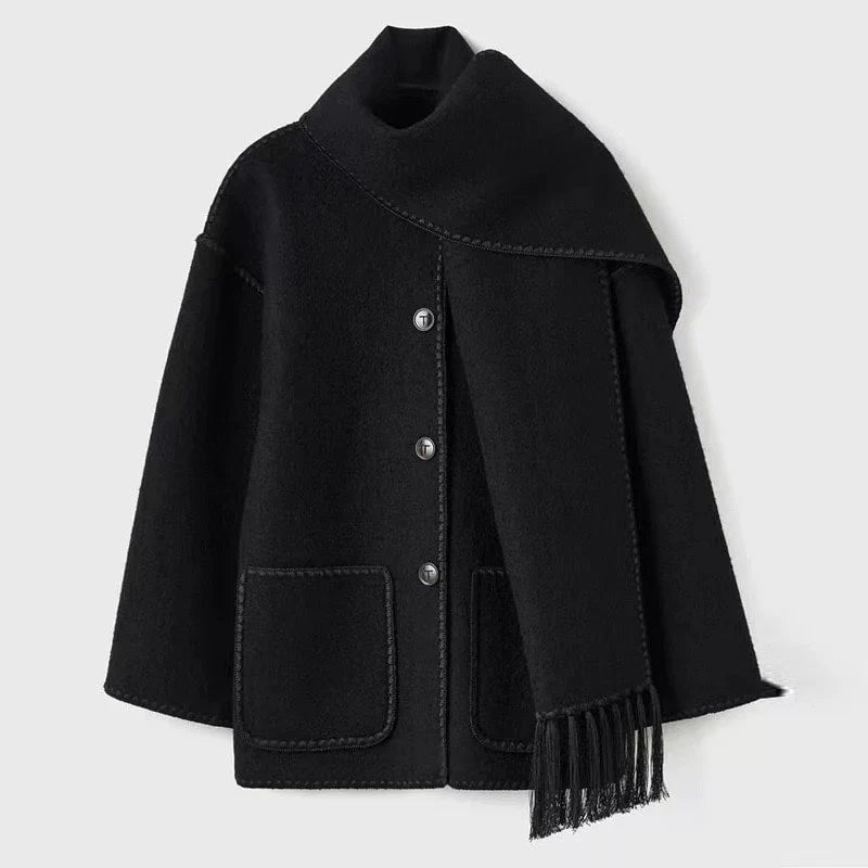 Viona™ | Veste cape en laine douillette