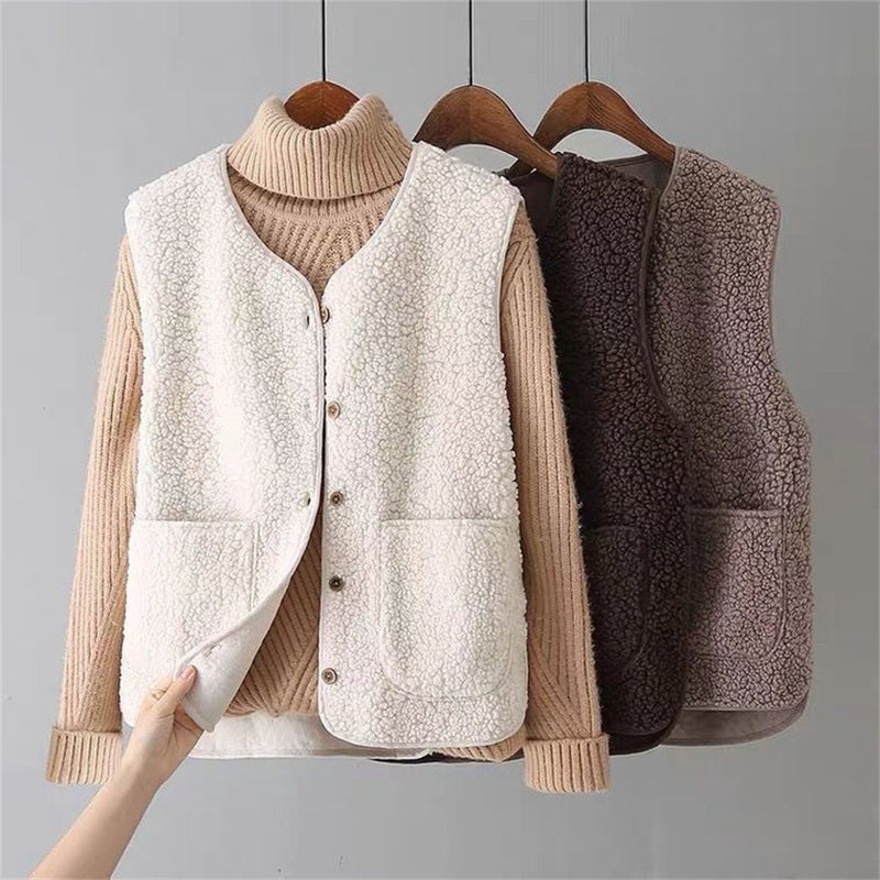 Gilet en laine d'agneau Portofina