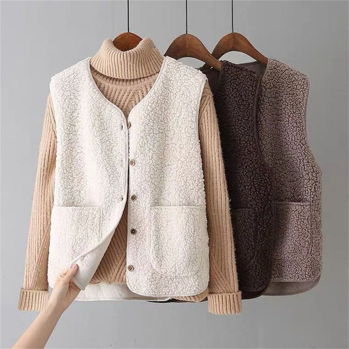 Gilet en laine d'agneau Portofina