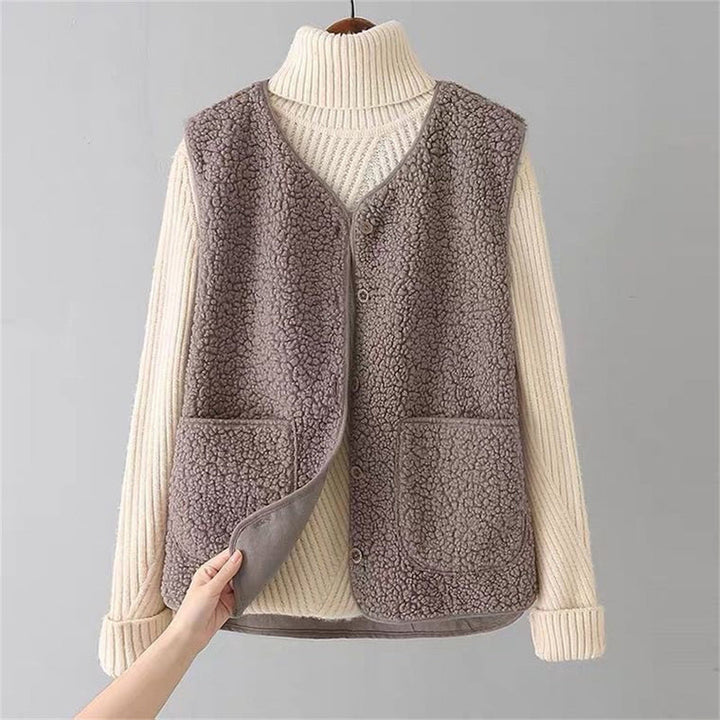 Gilet en laine d'agneau Portofina