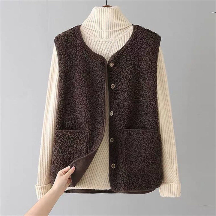 Gilet en laine d'agneau Portofina