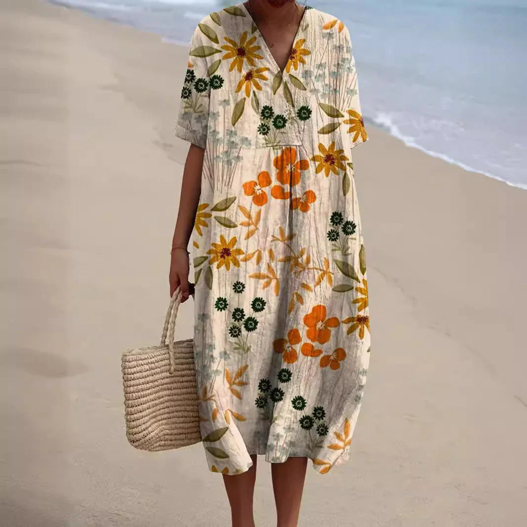 Nicka™ | Robe à imprimé floral vibrant