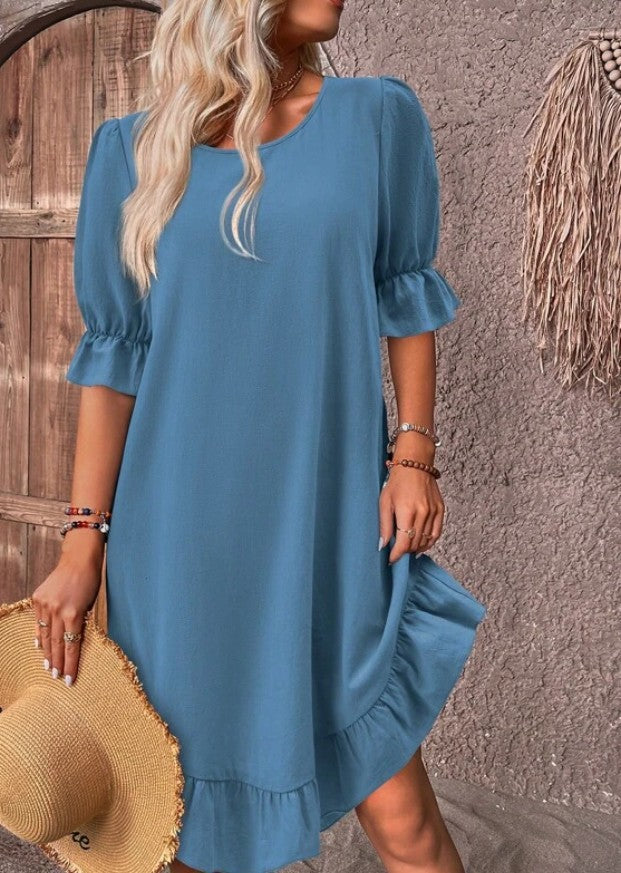 Elise | Robe Midi Intemporelle (Presque épuisé)