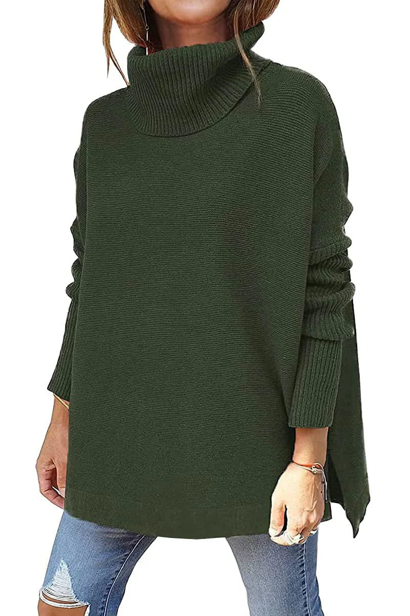 Odetta | Pull à col roulé surdimensionné et confortable