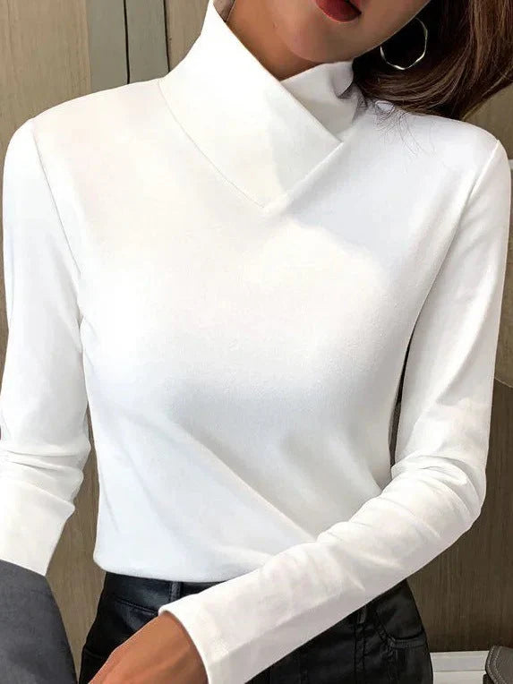 Stazia™ - Pull élégant à col roulé