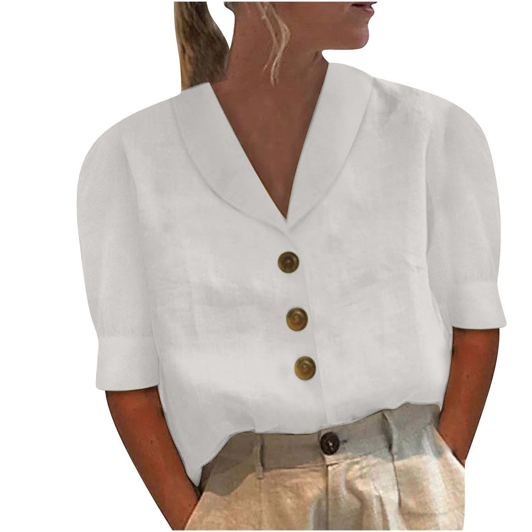 Nilsa™ - Chemisier chic pour femmes avec col et boutons