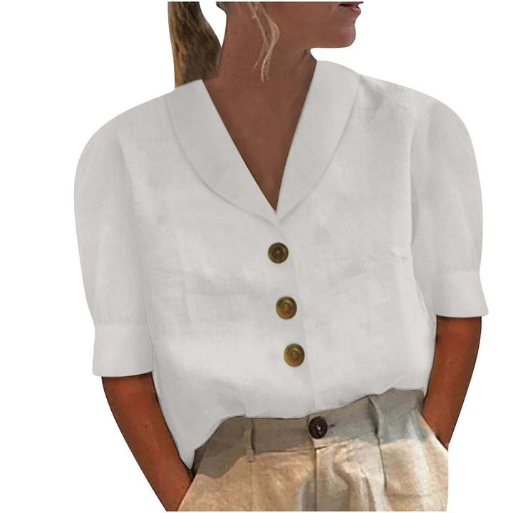 Nilsa™ - Chemisier chic pour femmes avec col et boutons