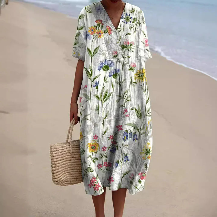 Nicka™ | Robe à imprimé floral vibrant