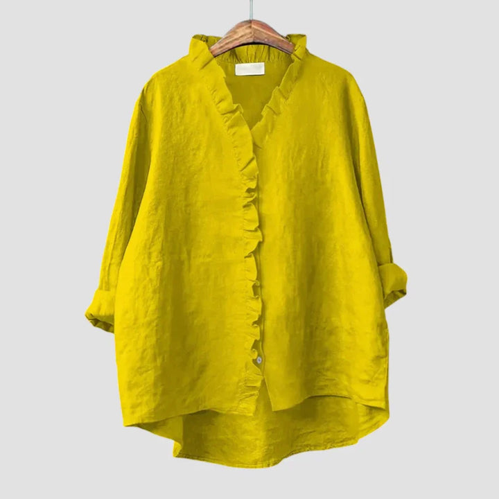 Sanela – Élégance Décontractée et Style Naturel au Quotidien Chemise