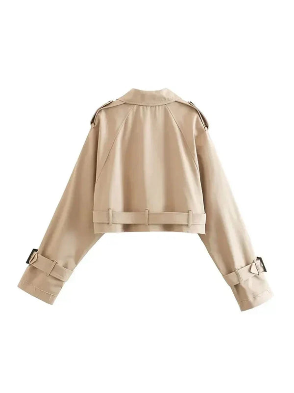 Vivienne - Veste croisée avec ceinture