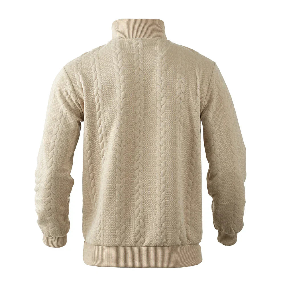 Henry | Sweatshirt Premium À Quart De Tour Zippé