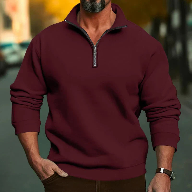 Carlos - Pull zippé pour Hommes