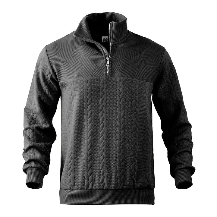 Henry | Sweatshirt Premium À Quart De Tour Zippé