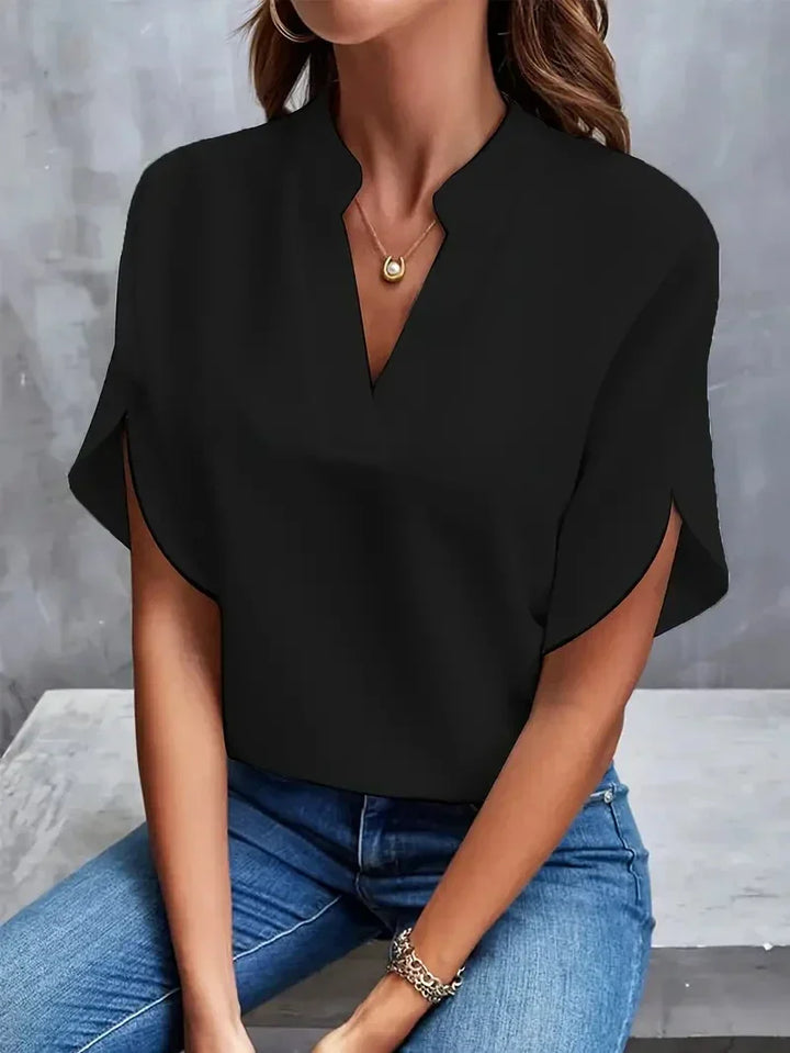 VOGUE™ | Top classique à col en V