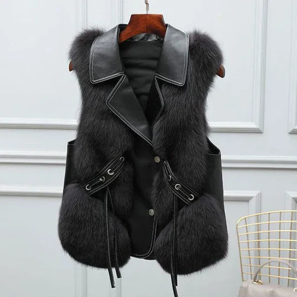 Gilet en fausse fourrure Clara