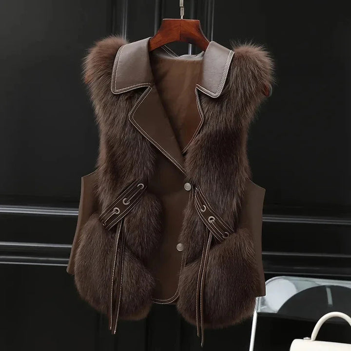 Gilet en fausse fourrure Clara