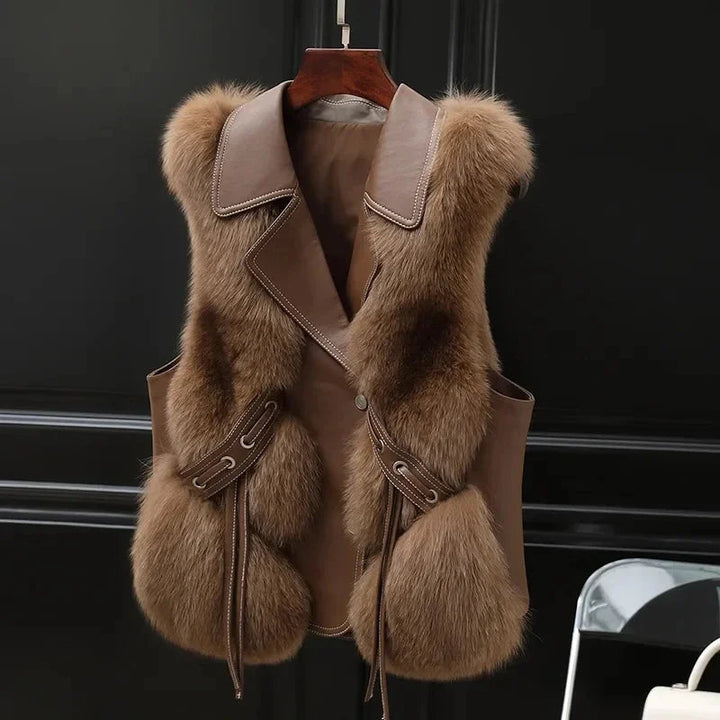 Gilet en fausse fourrure Clara