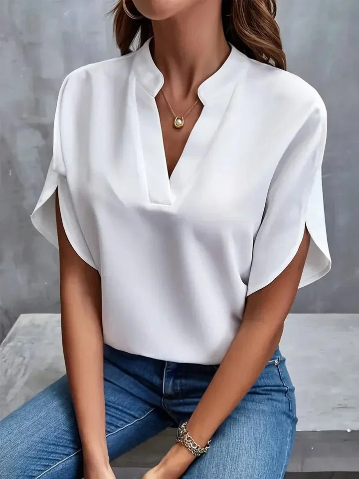 VOGUE™ | Top classique à col en V
