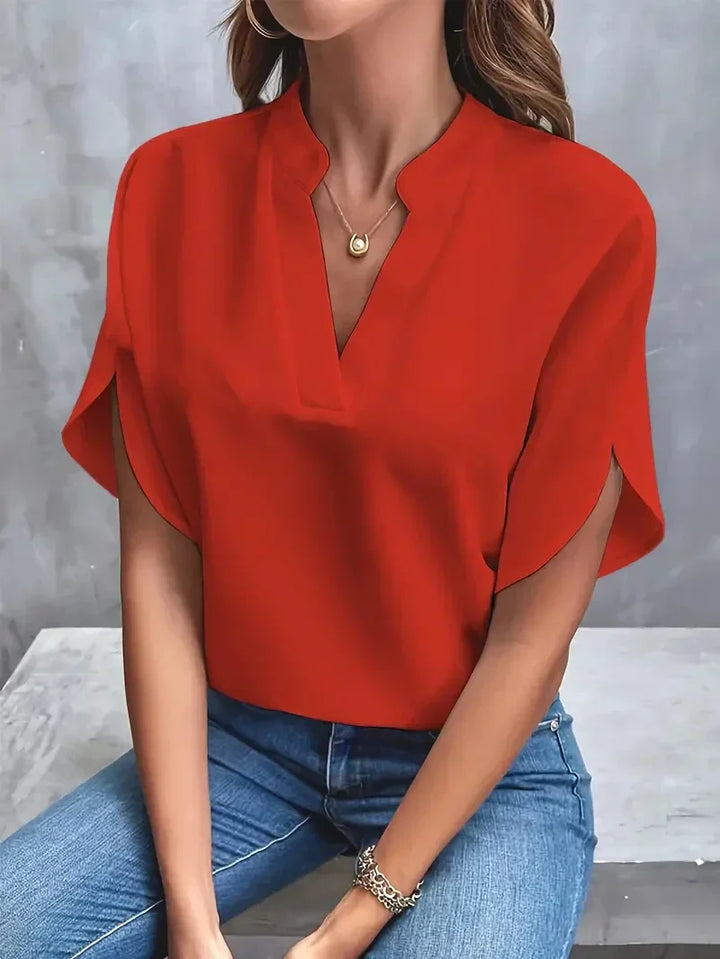 VOGUE™ | Top classique à col en V