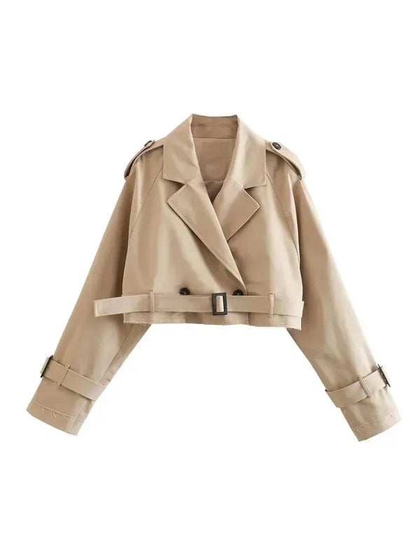 Vivienne - Veste croisée avec ceinture