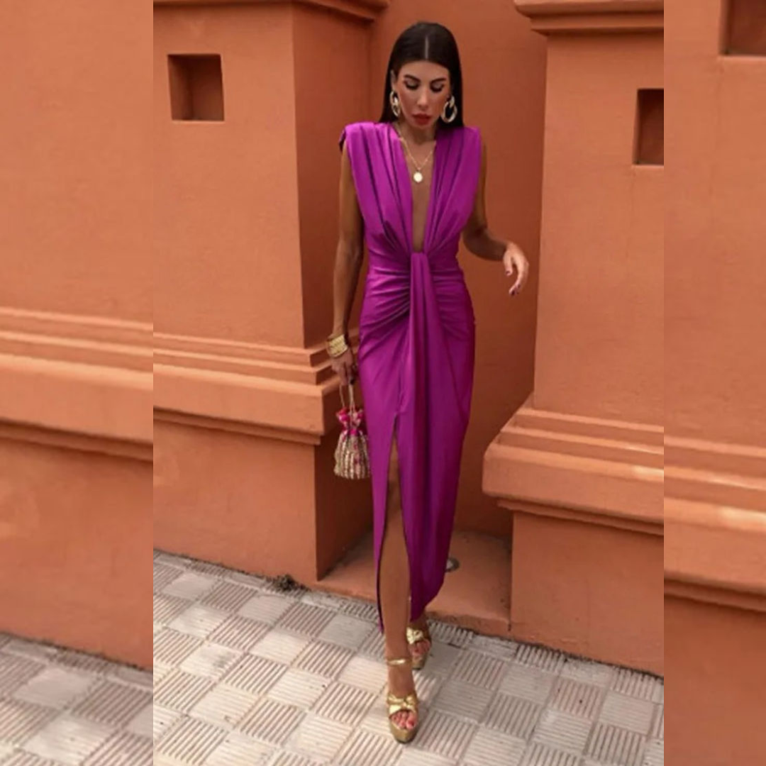 Reisa™ | Robe de soirée avec décolleté audacieux et silhouette élégante