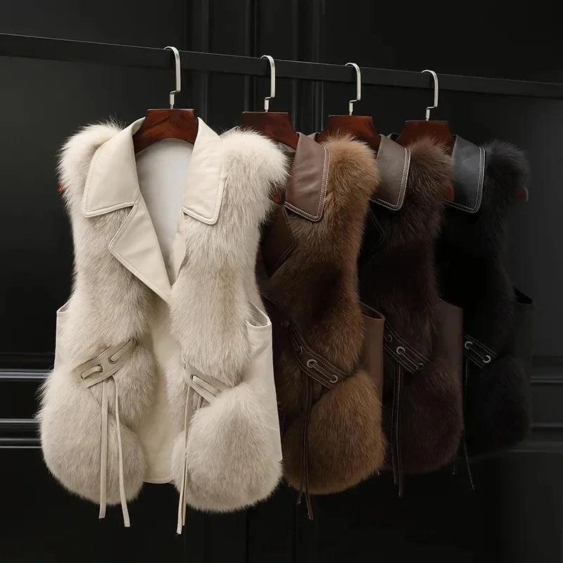 Gilet en fausse fourrure Clara