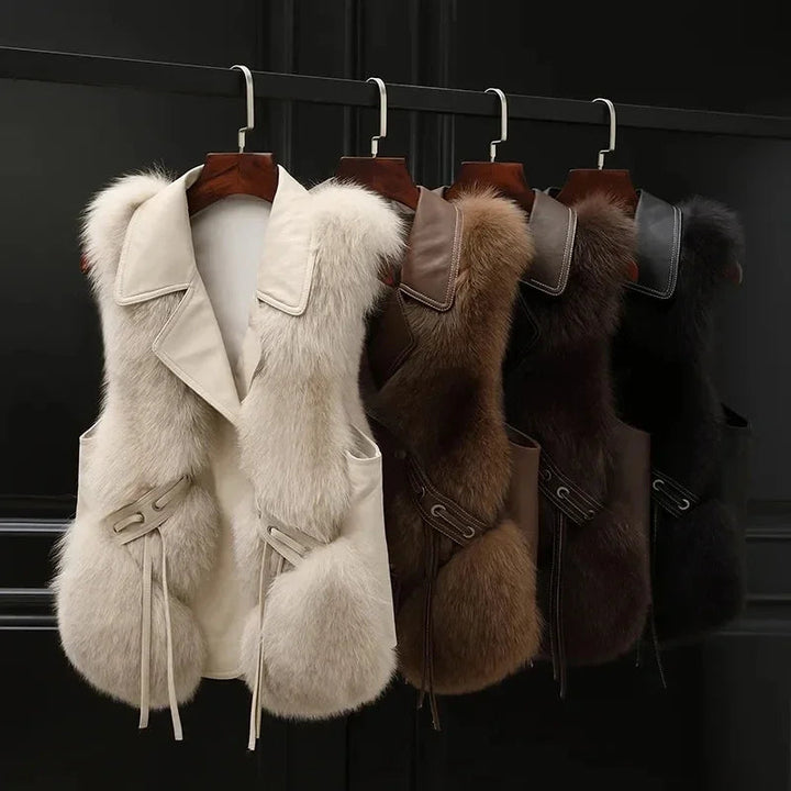 Gilet en fausse fourrure Clara