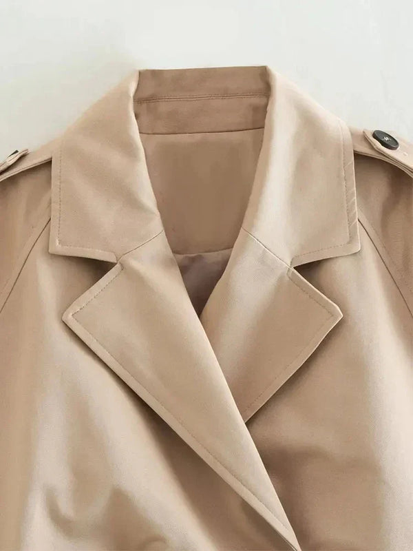 Vivienne - Veste croisée avec ceinture