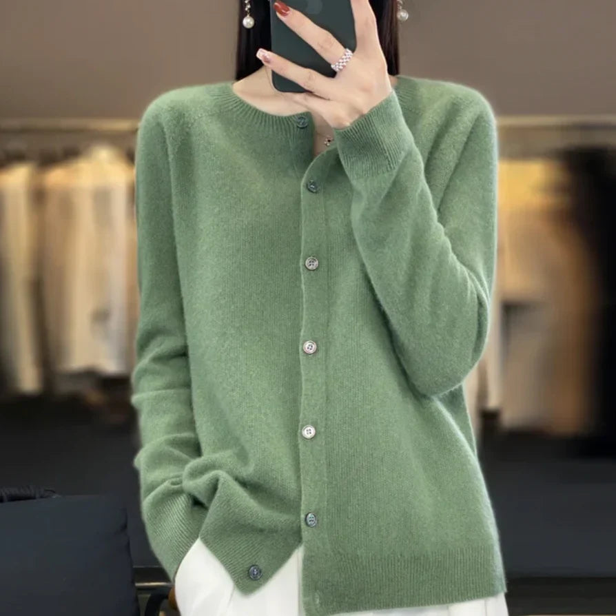 Annika - Cardigan doux, chaud et élégant