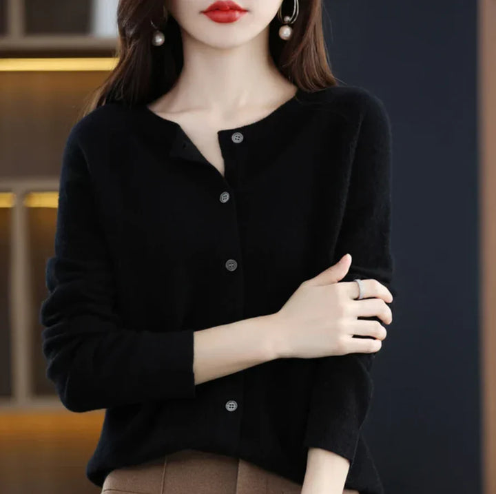 Annika - Cardigan doux, chaud et élégant