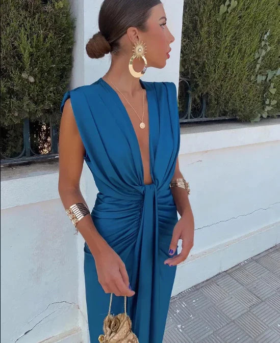 Moriah™ | Robe Élégante Plissée