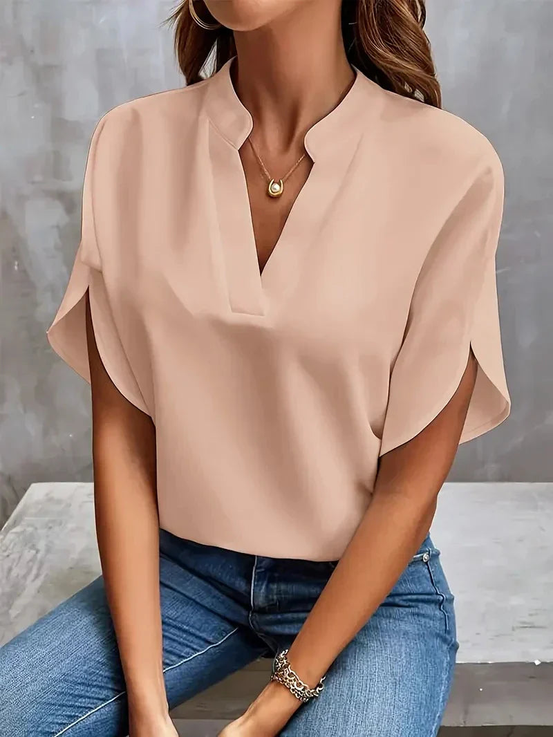 VOGUE™ | Top classique à col en V