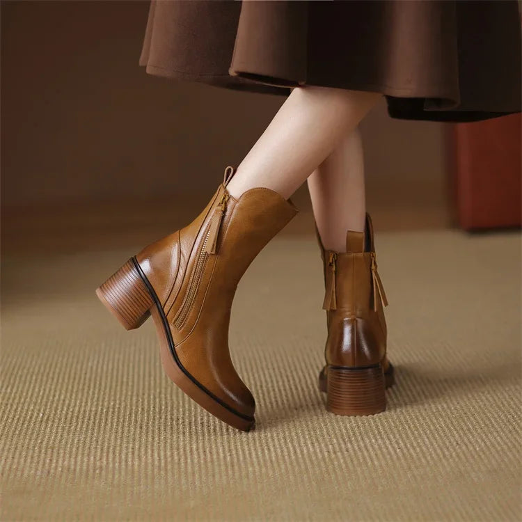 Isolde | Bottes en cuir