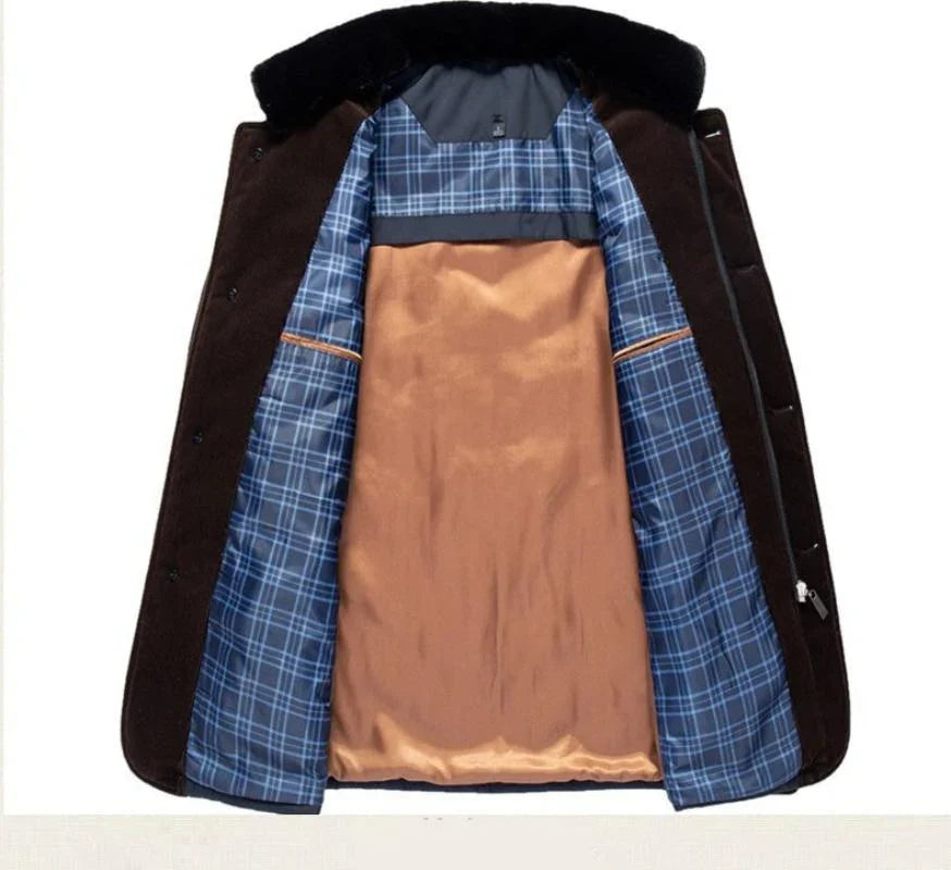 Solomon | Veste D'hiver À Col Montant Pour Hommes