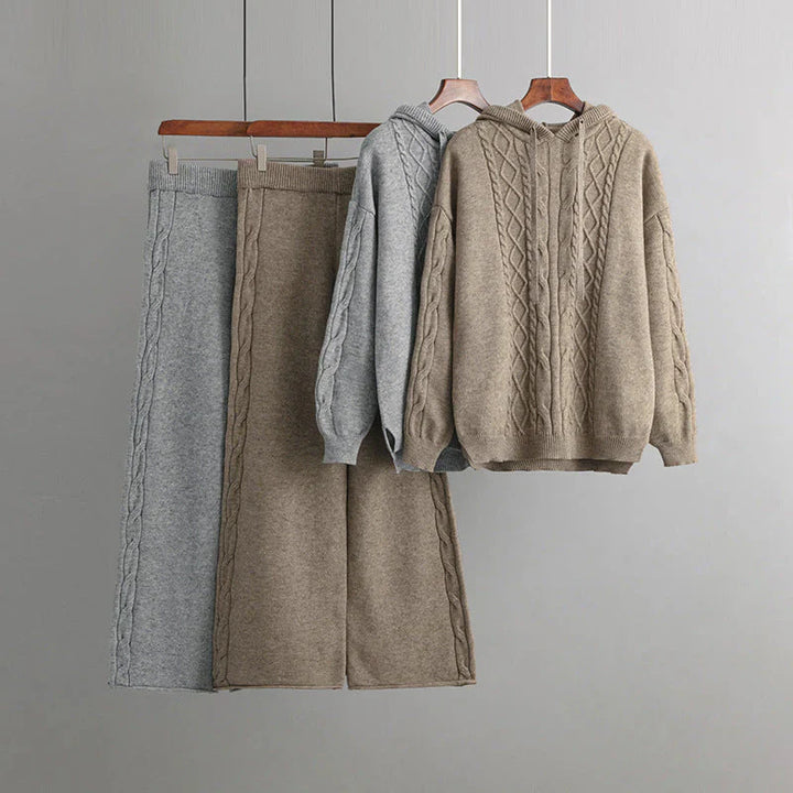 ROSALINDA | Ensemble super confortable en tricot surdimensionné
