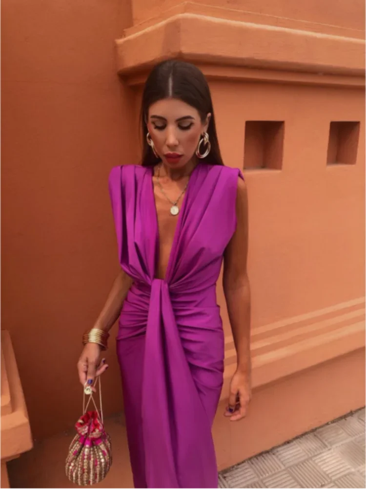 Moriah™ | Robe Élégante Plissée