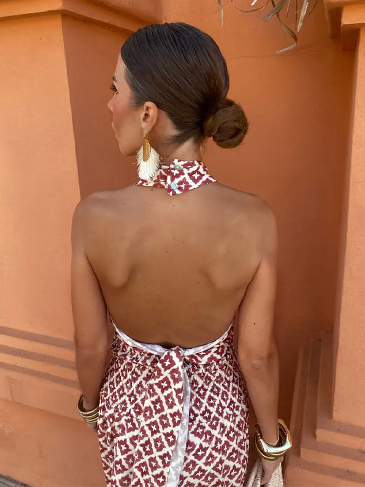 Mickay™ | Robe Midi Élégante à Épaules Dénudées
