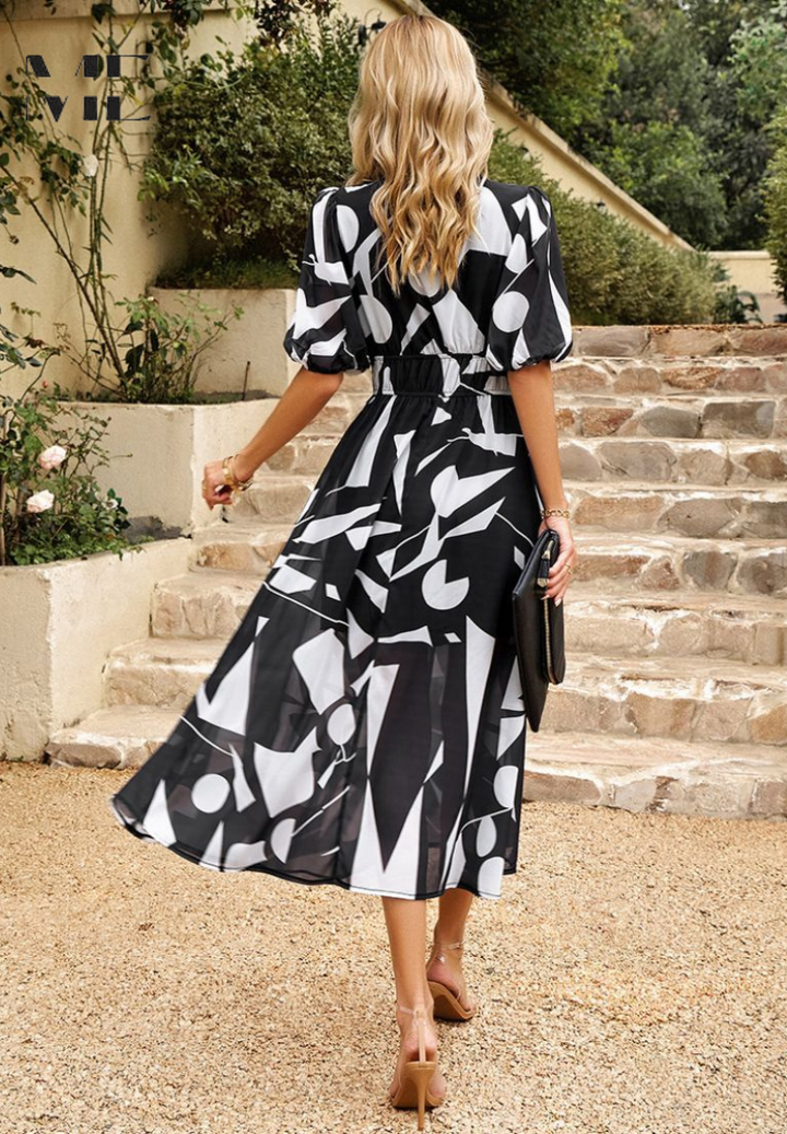 Danielle | Robe Midi Luxe Intemporelle (Presque épuisé)
