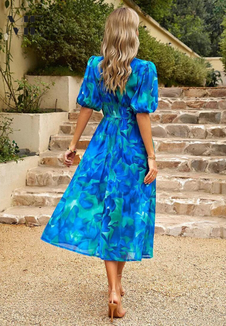 Danielle | Robe Midi Luxe Intemporelle (Presque épuisé)