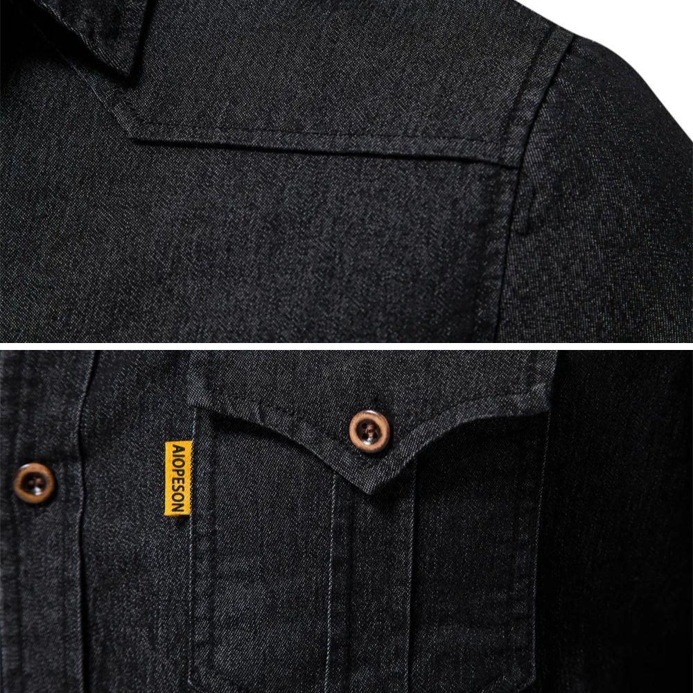 Chemise en denim de coton AdaptiveFit : Taillée pour l'homme