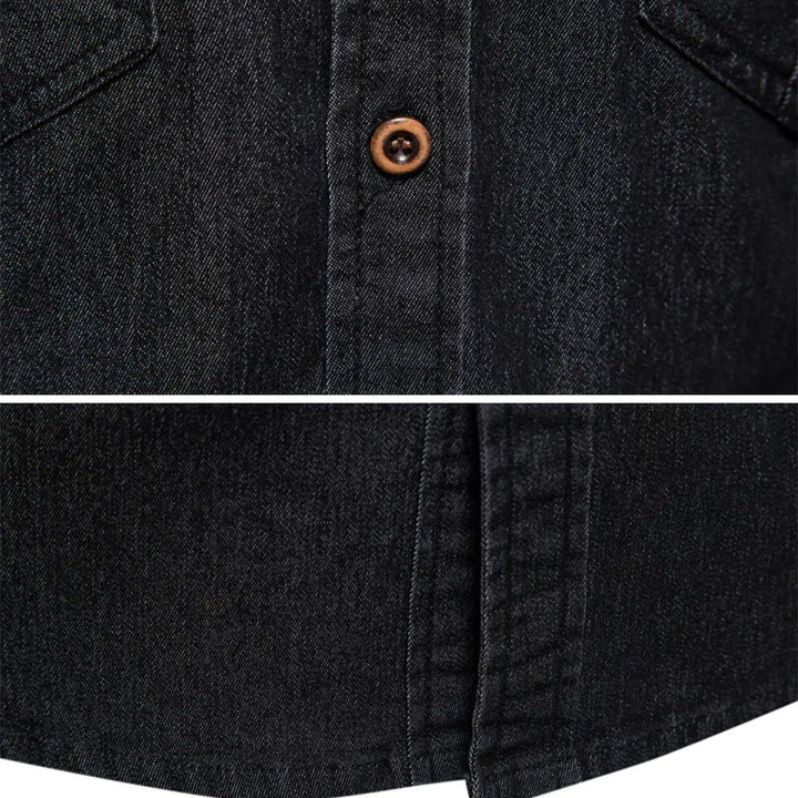 Chemise en denim de coton AdaptiveFit : Taillée pour l'homme