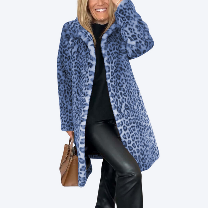 Elsa - Manteau imprimé léopard